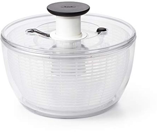 Salade Spinner 6L - Helder Design voor Efficiënt Droogmaken van Groenten van Grandmalee