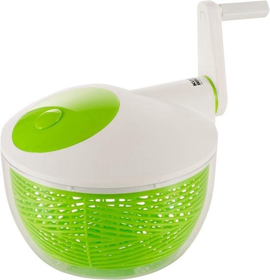Saladecentrifuge 21 cm - Keukenaccessoire om groenten en kruiden te drogen