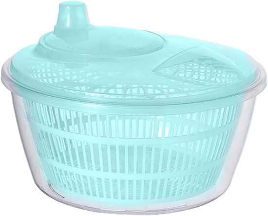 Saladecentrifuge - Keukenhulp - Snel Drogen - Soepele Bediening - 22.4 x 21.7 x 14.4 cm - Meerdere Kleuren van Merkloos