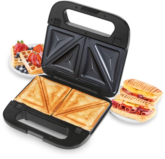 Salter 3-in-1 Snack Maker - PFAS-vrij - Wafel, Tosti, Panini van Salter