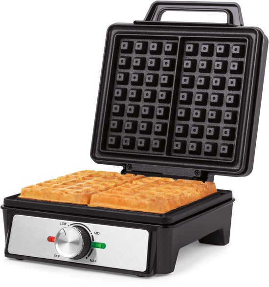 Salter Deep Fill Waffle Maker - Antiaanbaklaag - 1600W van Salter
