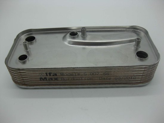 Sanitaire Wisselaar 18 Platen - Ketel Accessoire - RVS - Voor Sime Ketels - Warmtewisselaar