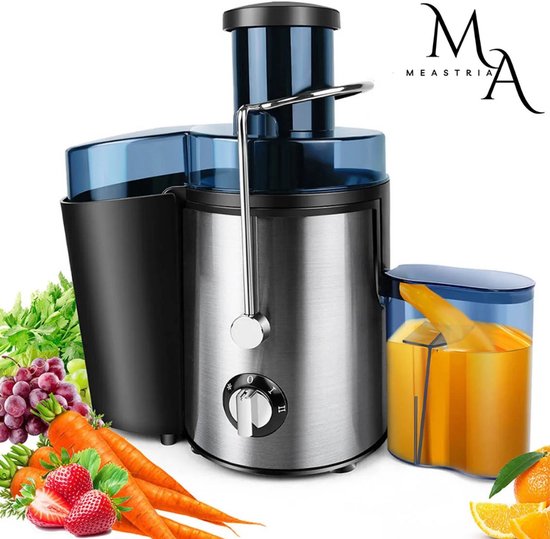 Sap machine - Juicer - Sapcentrifuge - Centrifuge - Vers sap pers - Smoothie maker - Citruspers - Groentepers - Professionele Juicer - Multifunctionele sapmachine - RVS - van Merkloos