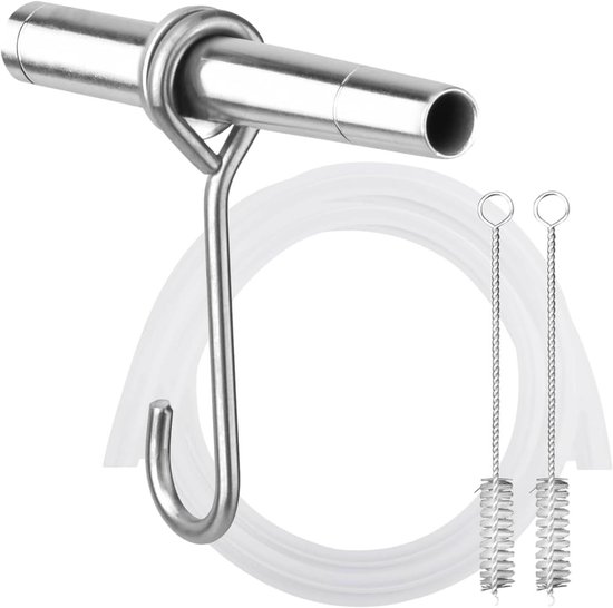 Sap Tapperset - Boom Taps - Sap Collectie - Roestvrij Staal - 91 cm Buis - Zilverkleurig