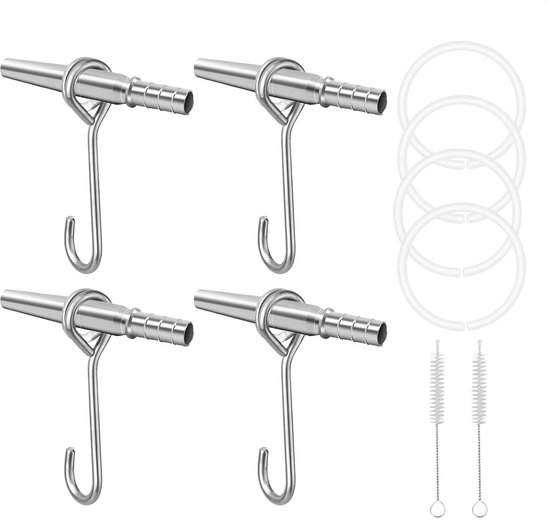 Sap Tapping Kit - Kraan Set - Sap Verzamelen - Roestvrij Staal - 4 Delig - Veelkleurig