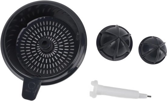 Sapcentrifuge Accessoires - Fruitpers Onderdelen - Gezond Sap Maken - Universele Pasvorm - 21 x 21 x 9 cm - Zwart