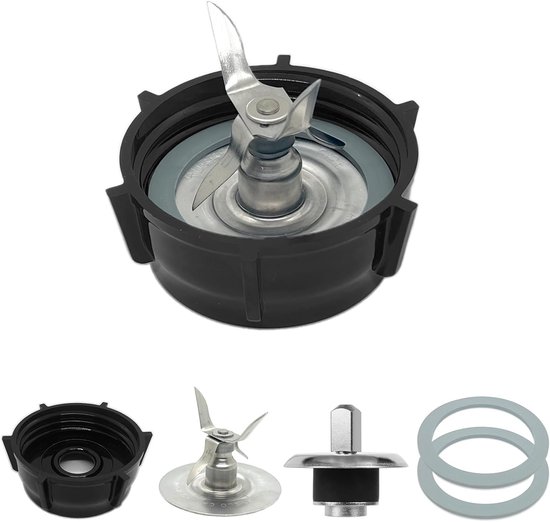Sapcentrifuge-accessoires - Geschikt voor Oster-blenders - Blenderbak (met deksel), bevestigingsbouten, borgpen en 2 rubberen O-ringen van Merkloos