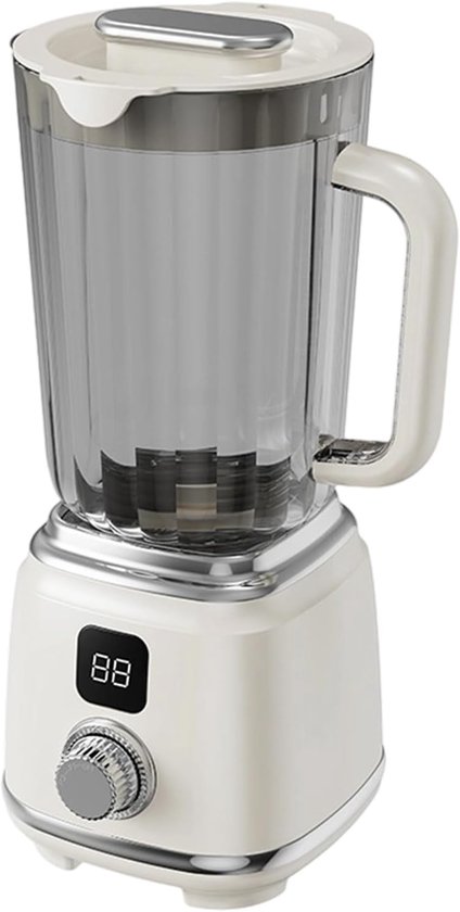 Sapcentrifuge Apparaat - Citruspers Machine - Verse Sappen Maken - Oplaadbaar Met Display - 12x12x12 cm - Wit