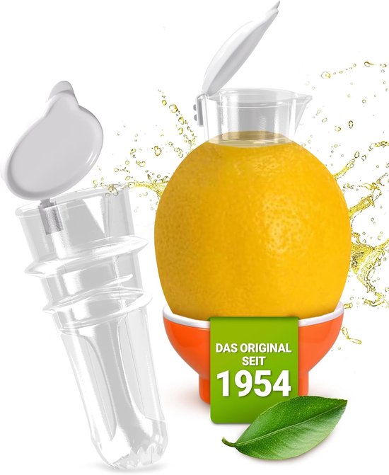 Sapcentrifuge - Citruspers - Verse sappen maken - Eenvoudig in gebruik - Oranje van Merkloos