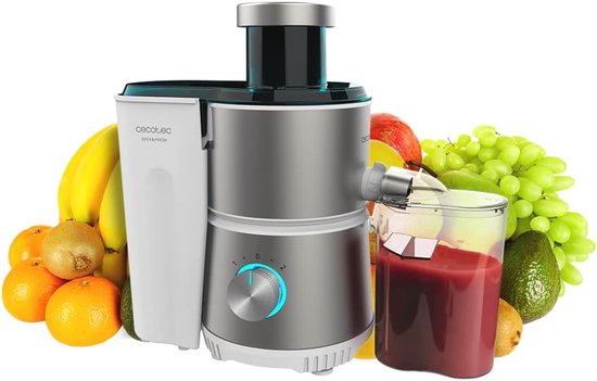 Sapcentrifuge - Juicer - Gezond Sap Maken - Orbitale Sapcentrifuge - 350ml Capaciteit - Wit van Merkloos