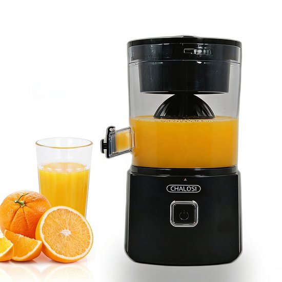 Sapcentrifuge-Juicer - Met Pulpcontainer-Afneembare schenkkan-Fruitpers voor thuis-Zwart van Merkloos