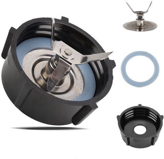 Sapcentrifuge Messen Roestvrij Staal - Vervangende Messen - Reserveonderdelen - Blender Basis - Afdichtring - Herbruikbaar en Eenvoudig te Reinigen