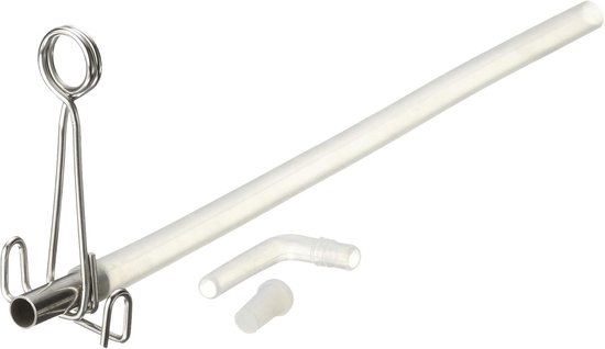 Sapcentrifuge Onderdelen - Accessoires Set - Gezond Sap Maken - Voedselveilige Slang - 1 Stuk - Zilverkleurig