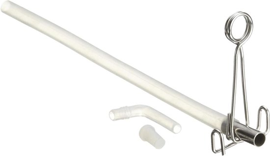 Sapcentrifuge Onderdelen - Accessoires Set - Gezond Sap Maken - Voedselveilige Slang - 35.5 x 6.6 x 2.7 cm - Zilver