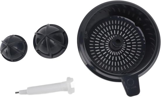 Sapcentrifuge Opzetstuk - Sapmaker Accessoire - Fruit Sap Maken - Efficiënte Scheiding - 21 x 21 x 10 cm - Wit van Merkloos