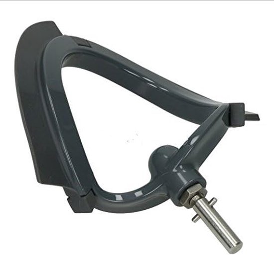 Sapcentrifuge Outlet Cover - Blind Deksel - Keukenmachine Onderdeel - Spiegelafwerking - 17 x 14 x 7 cm - Grijs