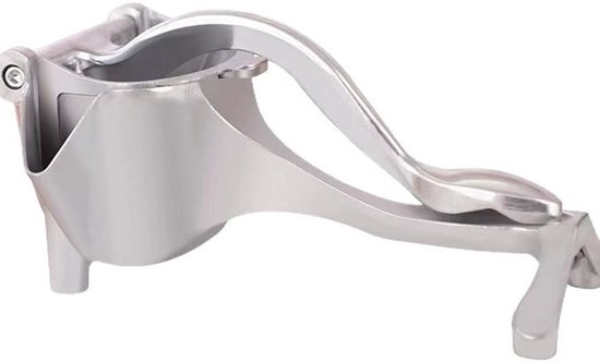 Sapcentrifuge, verse fruitpers, gemaakt van aluminiumlegering, handmatige sapcentrifuge, gemakkelijk schoon te maken, robuuste citroenpers met één druk, geschikt voor citroenen, sinaasappels, druiven en ander fruit. van Merkloos