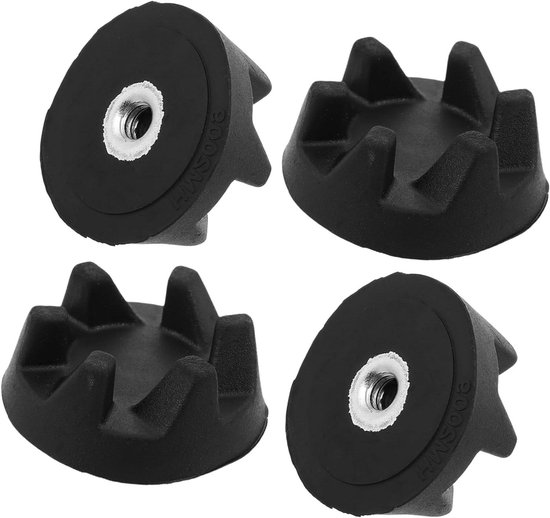 Sapcentrifuge Wielen - Aandrijfwielen Juicer - Sap Maken - Universele Pasvorm - 37x37x15 mm - Zwart van Merkloos