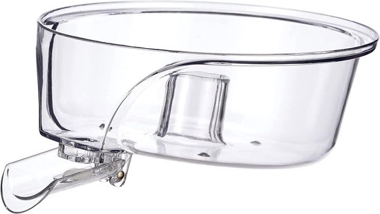 Sapcontainer met persarm - Navulbare bak - Verse sappen maken - Druppelvrije tuit - 16.5 cm breed - Transparant