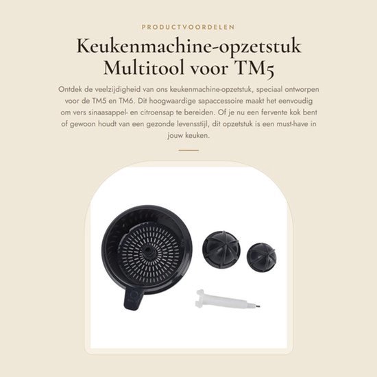 Sapset Hoogwaardig Kunststof - Keukenmachine Opzetstuk - Vervangende Onderdelen - Universele Compatibiliteit - 4 Accessoires - Effectieve Scheiding - Sapcentrifuge