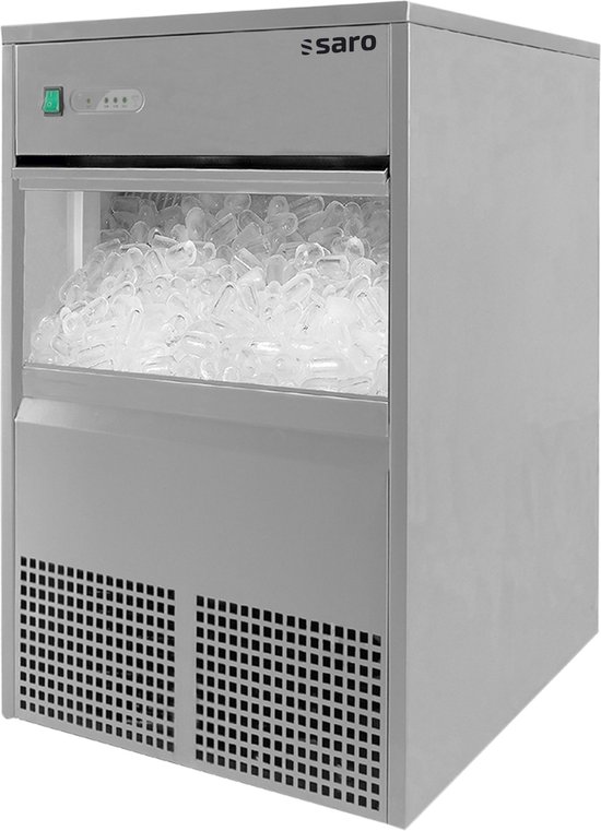Saro EB 40 Ingebouwde/vrijstaande ijsblokjesmachine 40 kg/24u 260 W Roestvrijstaal van Saro