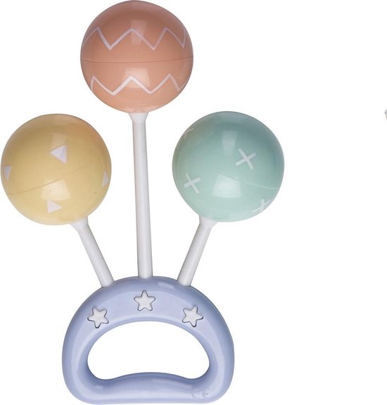 Saro Rammelaar Ball Junior Turquoise/oranje/geel van Saro