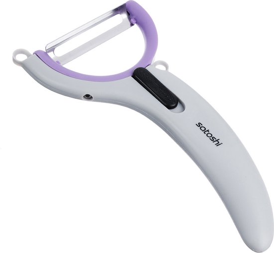 Satoshi Malibu Dunschiller RVS - Draaibaar mes - Paars van Satoshi