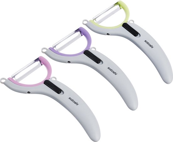 Satoshi Malibu Dunschiller RVS - Draaibaar mes - Roze van Satoshi