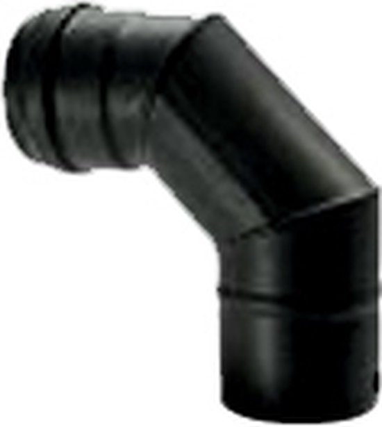 SAVE Fumisteria Plus PN803 Elleboog schoorsteenpijp Zwart van SAVE