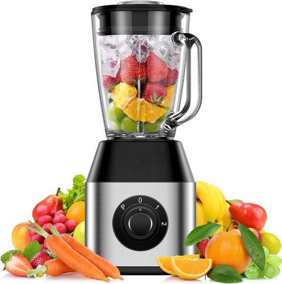 SCH® Mini blender - Blender - Zwart/Zilver - ‎20cm x 40cm x 41cm van Merkloos
