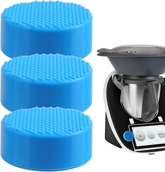 Schakelaarhoes Keukenmachine - Beschermhoes Siliconen - Schakelaars Beschermen - Oliebestendig Zacht Materiaal - 8 cm Diameter - Blauw