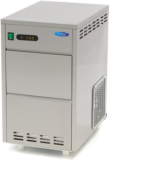 Schilferijsmachine - 30 Kg/24 u - Crushed ice - Watergekoeld
