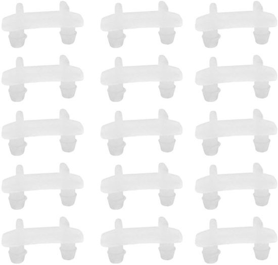 Schokdemper 15 stuks - Vervangende Siliconen - Trillingsreductie - Verbeterde Stabiliteit - Transparant Wit - 1 inch x 0,4 inch - Blenderonderdelen