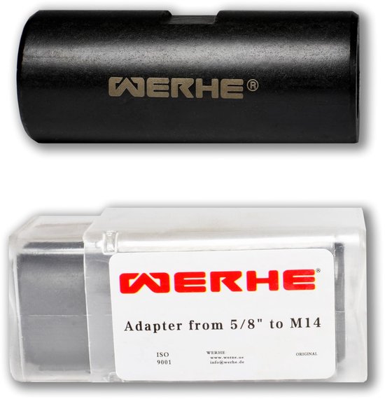 Schroefdraadadapter 5/8 inch naar M14 - Staal - Voor mixers