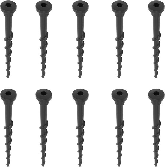 Schroeven voor grasmaaier, laadstation compatibel met Husqvarna Automower 105 305 308, de lengte bedraagt 13,7 cm - tuingereedschap (10 stuks)