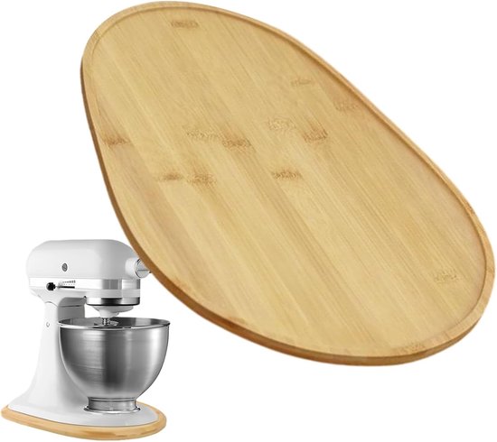 Schuifmat Keukenmachine - Houten Onderbord - Stabiel Werken - Antislip Schokbestendig - 387 cm