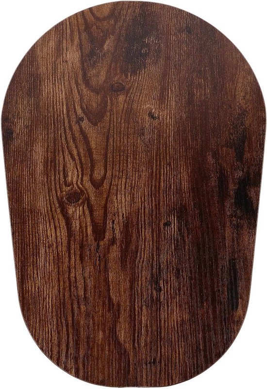 Schuifmat Keukenmixer - Mixeronderlegger Antislip - Aanrecht Beschermen - Massief Houten Constructie - 38.5 x 26.7 cm - Bruin