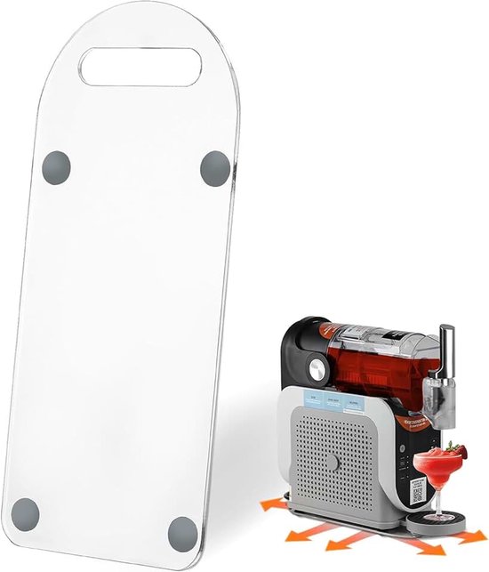 Schuifplank voor Ninja SLUSHi IJsdrankmachine, Transparante Acryl Slider Stabiel en Gemakkelijk te verplaatsen Accessoires voor Ninja IJsmachines