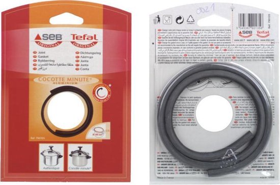 SEB - AFDICHTINGSRUBBER SNELKOOKPAN 3,5L - ALU - DIAM 190MM - AUTHENTIQUE / MINUTE - 790135 van SEB