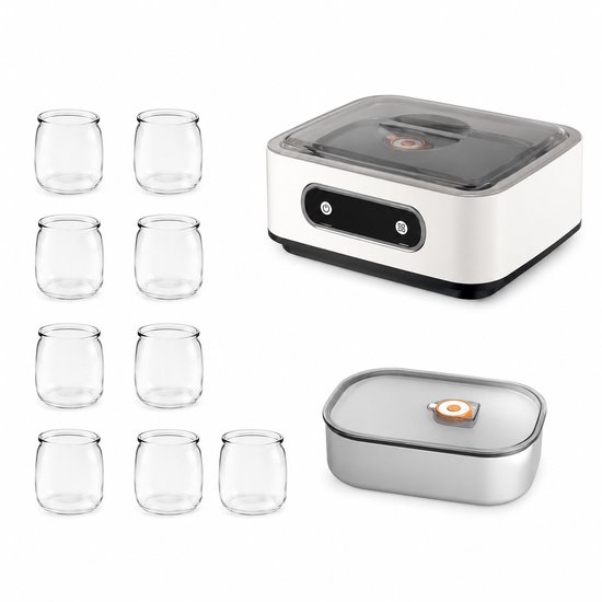 Sello! yoghurtmaker – probiotica – verbeterde darmgezondheid – nauwkeurige temperatuurregeling – timerfunctie – led-display – wit