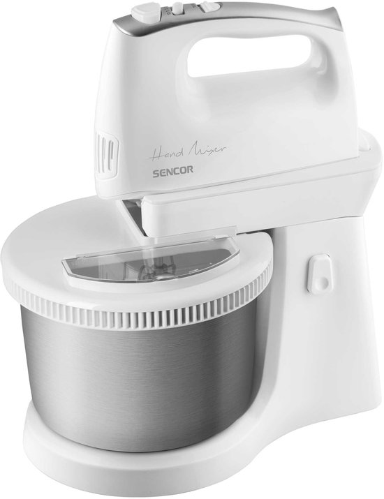 Sencor SHM 6206SS mixer Handmixer 500 W Roestvrijstaal, Wit van Sencor