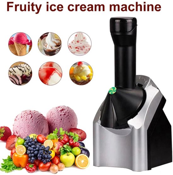 Sensova IJsmachine voor Thuis met Automatische Fruitverwerking – Gezonde IJsmaker voor Bevroren Fruit, Milkshakes en Sorbet – Ice Cream Maker voor Natuurlijk IJs Zonder Toevoegingen van Merkloos