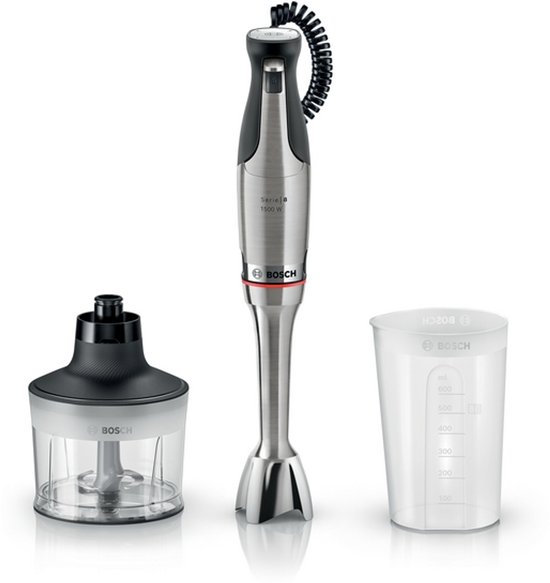 Serie 8 Staafmixer ErgoMaster 1500 W Roestvrij staal MSM8M930 van Merkloos