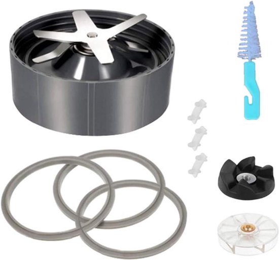 Set blenderonderdelen - Reservemesjes - Pakking - Voor sap maken - Voor reparatie - Voor 600W en 900W - Diameter 10 cm - Multicolor
