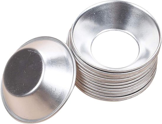 Set van 10 Antiaanbakvormpjes voor Eieren, Cake en Muffins - Ideaal voor Pudding, Quiches en Chocolade Desserts