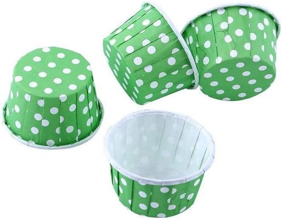 Set van 100 Mini Cupcake Vormpjes van Papier voor Muffins en Desserts, Perfect voor Verjaardagsfeestjes en Bakprojecten