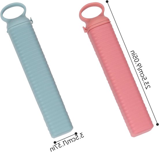 Set van 2 ijsblokjesvormen met deksel, 18 ijsblokjes, BPA-vrij, perfect voor cocktails, whiskey en fruitdranken van Merkloos