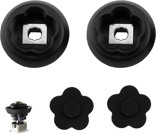 Set van 2 Koppelingen voor Monsieur Cuisine Connect en Smart - Hoogwaardige Vervangonderdelen, Keukenaccessoires, Duurzaam Nylon van Merkloos