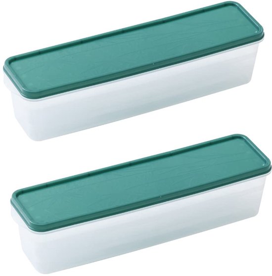 Set van 2 Noodle Storage Boxes voor Pasta en Cereals