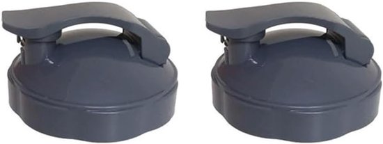 Set van 2 Resealable Deksel voor Blender en Juicer, Plastic Flip Top Lids, Vervangende Onderdelen voor Mixers en Sapcentrifuges